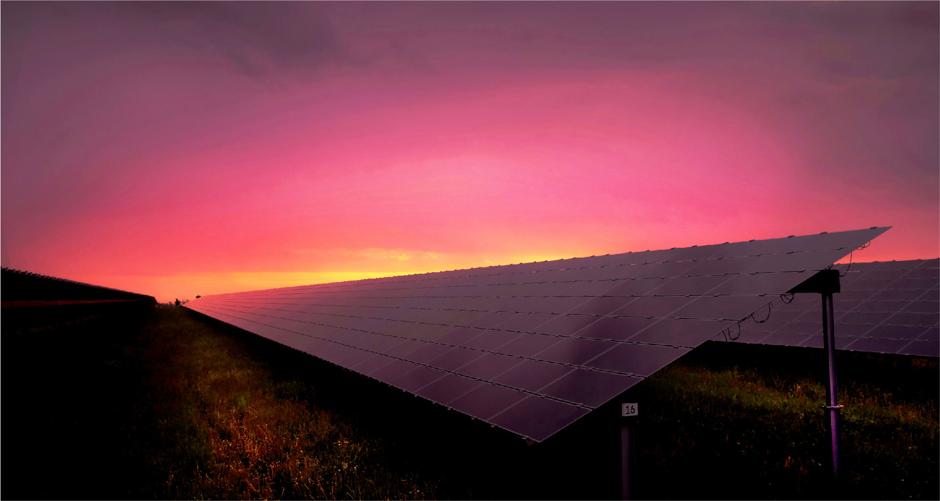 Solar glass manufacturing facility interior